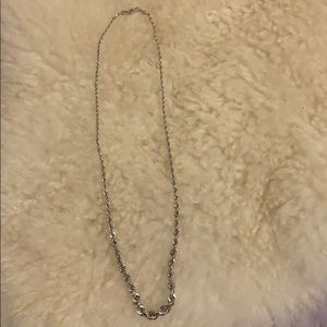ma 14k white gold necklace